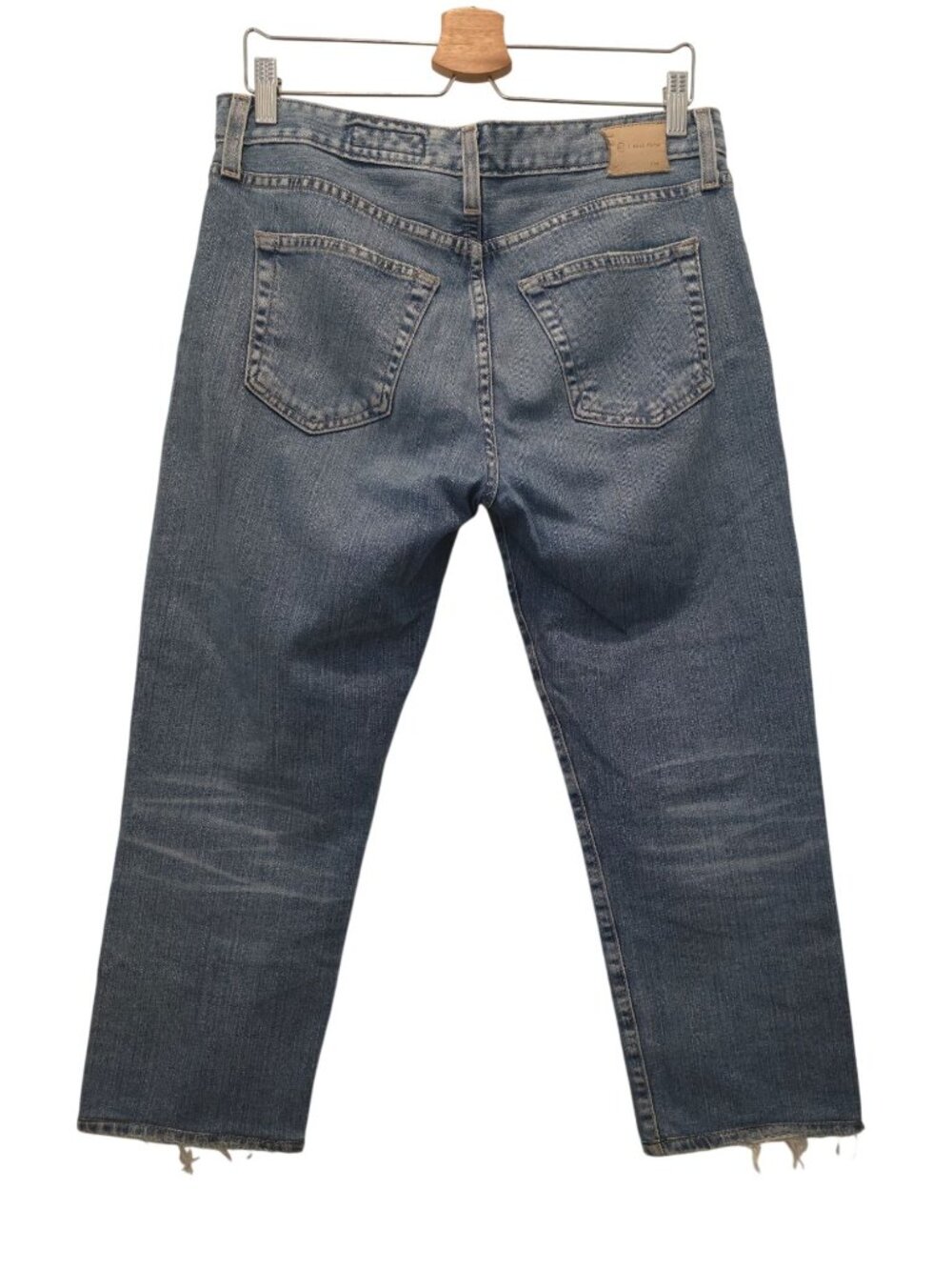 AG Adriano Goldschmied Ex-Boyfriend Slouchy Slim Cropped AG-ED Denim Jeans 27 - Picture 2 of 13